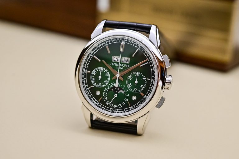 UK BEST QUALITY REPLICA PATEK PHILIPPE 5270P GREEN LACQUERED