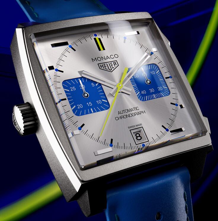 TAG Heuer Honours French Racing Blue With Perfect Swiss TAG Heuer Limited Edition Monaco Fake Watches UK