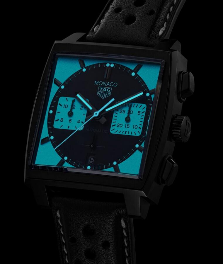 TAG Heuer Monaco Night Driver and Racing Blue Compared