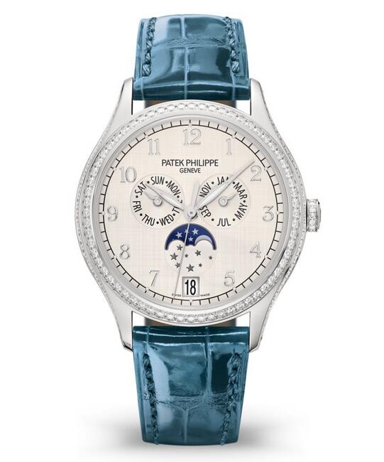 Patek Philippe moon phase calendar watch detail 2