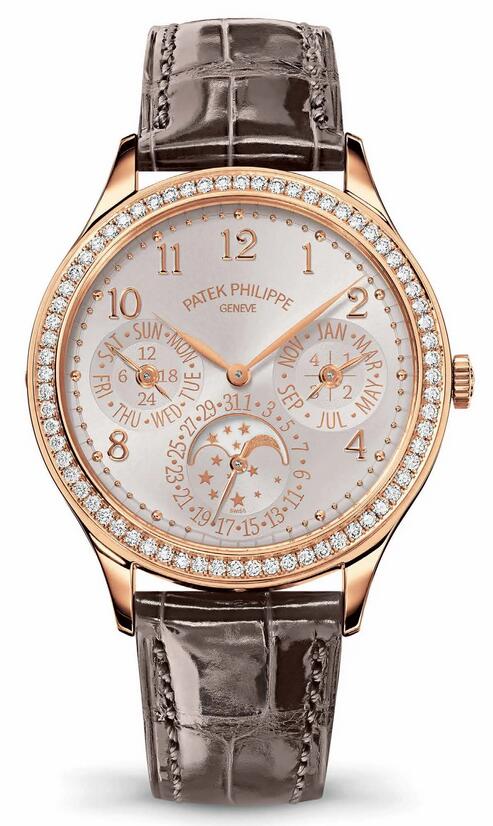 Patek Philippe moon phase calendar watch detail 3