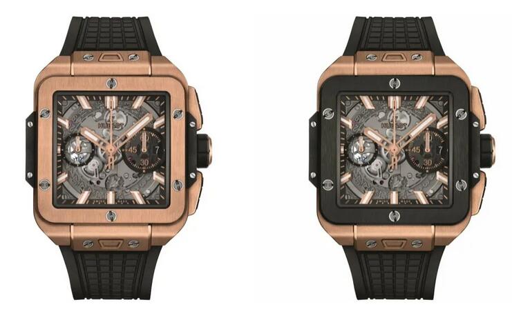 The Agony Of Choice: Two Versions Of The Luxury Swiss Hublot Square Bang Unico King Gold Fake Watches UK