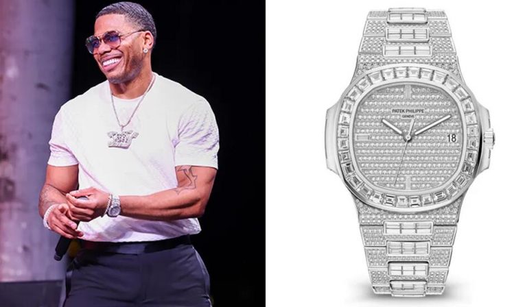 Nelly’s Insane New Year’s Eve UK Top Swiss Replica Patek Philippe Watches Showcased More Than 1,500 Diamonds